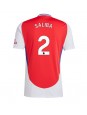 Arsenal William Saliba #2 Domaci Dres 2024-25 Kratak Rukavima